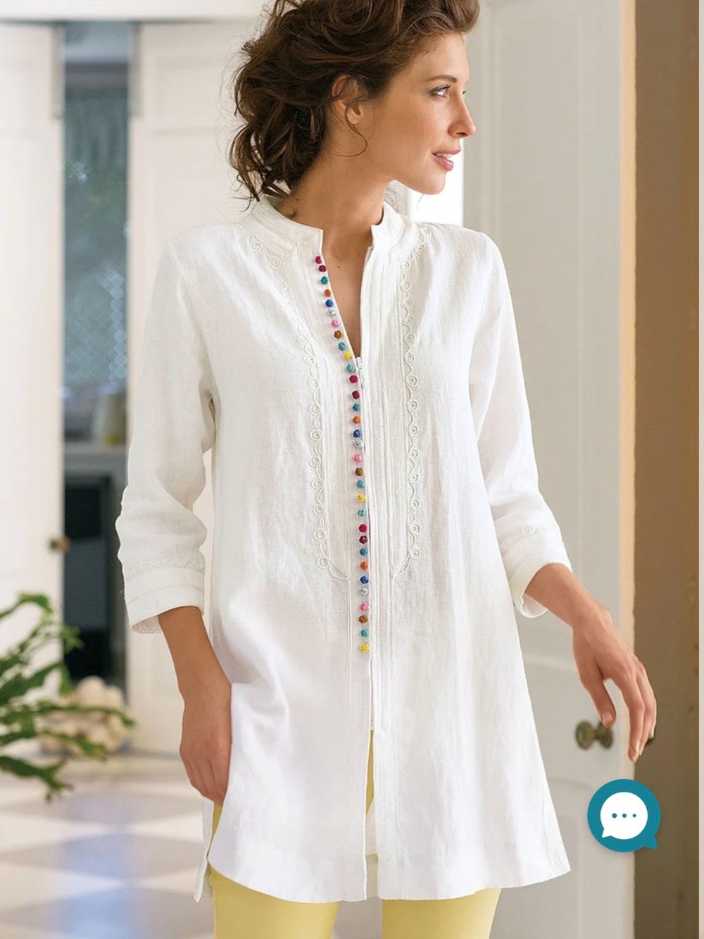 Soft Surroundings Desert Linen Tunic